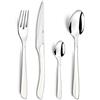 Amefa Eclat- Servizio di posate, Acciaio inox, 24 pezzi