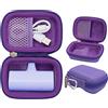 Khanka Custodia Rigida Compatibile con iWALK/Veger Batteria Portatile 4800/4500/3350mAh 5000mAh(Solo Custodia,Viola)