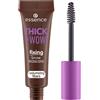 Essence Occhi Sopracciglia Thick & Wow! Fixing Brow Mascara + Volumizing Fibers 03 Brunette Brown