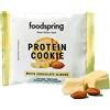 FOODSPRING GmbH Foodspring Protein Cookie 50g Gusto Cioccolato Bianco e Mandorle - Uno Snack Dolce e Proteico Irresistibile