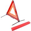 aghoer Triangolo D'avvertimento, con Vano Portaoggetti, Ribaltabile,Triangolo di Emergenza, per L'affissione di Segnali di Pericolo in Caso di Sosta Temporanea o Guasto del Veicolo