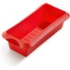 Lékué Stampo rettangolare in silicone, Rosso, 24 x 10 x 6.8 cm