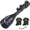 Paike Portata del Fucile 6-24x50mm Rosso e Verde Illuminato Ottica con Range-Finding Reticolo 1 Pollice Tubo Sight