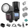 Godox V1-S Professional Camera Flash Speedlite Speedlight Testa Rotonda Wireless 2.4G