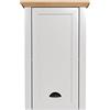 trendteam smart living - Landside - Armadio pensile - grigio chiaro/rovere artisan - Armadietto da bagno sospeso con 2 scomparti e 1 ripiano - (L x A x P) 46 x 73 x 24 cm - Stile rustico - antigraffio
