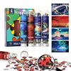 Yove Bzvst Mini Puzzle per Adulti Confezione da 4 - 150 Pezzi Ciascuno Micro Puzzle Impegnativo in Provetta, Puzzle Tascabile da Viaggio, Idea Regalo, 10x15 cm