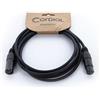 Cordial - ELEMENTS EM 1 FM, Cavo Bilanciato, XLR Maschio/XLR Femmina 1 m, Nero