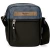 Pepe Jeans Borsa a Spalla Blu Oceano 15x19,5x6 cm Poliestere con dettagli in Pelle Sintetica