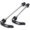 BBB Cycling - Spiedini a sgancio rapido Wheelblock - Bicicletta a sgancio rapido leggero - Asse in titanio resistente - Accessori per biciclette - Nero