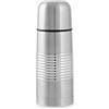 INOXPRAN - Termos Inoxtherm Rigato in Acciaio Inox, Capacità 0,35 L, Altezza 19 cm, Thermos per Alimenti Caldi e/o Freddi, Ideale per Sport, Ufficio e Viaggi
