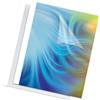 Fellowes Termocopertina trasparente A4 per rilegatura termica in PVC - 150 gr/mq - Fellowes dorso 4 mm conf. 100 pezzi
