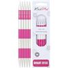 KnitPro Ferri da maglia: doppia punta, metallo, rosa, 5 mm
