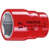 KNIPEX Chiave a bussola per viti esagonali con attacco quadro interno 3/8 42 mm, 98 37 10