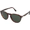 Persol PO3286S 24/31 | Occhiali da Sole Graduati o Non Graduati | Prova Online | Unisex | Plastica | Tondi | Marrone, Havana | Adrialenti