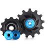 BBB Puleggia per deragliatore da ciclismo, 11-T e 13-T, ruota posteriore Shimano a 11 velocità, per bici da strada e MTB, colore nero