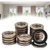 QUCUMER 20 Pezzi Anelli per Tenda con Occhielli in Plastica 40 mm Anello Occhiello a Basso Rumore Anelli Fai da Te per Tende da Finestra Anelli Rotondi per Occhielli in Plastica per Tende da Finestra