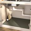 QUANUR Tappetino sottolavello per Cucina Impermeabile,sotto Il Tappetino per lavello,Fodera per Tappetino sottolavello Riutilizzabile,Retro in Gomma,Antiscivolo,Tappetino per lavello Resistente