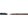 Faber-Castell 167475 - Penna a inchiostro Pitt artist pen brush, larghezza linea B, colore 175, seppia scuro, 1 pz.