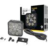 HELLA VALUEFIT 1GA 357 112-012 LED-Faro da lavoro, TS3000, 12/24V, 3000lm, avvitato/Montaggio, esterno, Illuminazione campo vicino, Cavo 3000mm, Spina estremità del cavo aperta