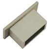 Gardinia Supporto a Parete per Tende Luxor con Binario Interno, Rettangolare, incl. Materiale di Montaggio