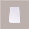 LUCGEL 5 Pz Scatola Porta 2 Bottiglie 750 ml Olio Vino Cantinetta Stesa in Carta Bianco Effetto Pelle 340x180H90mm