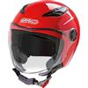Garibaldi casco jet bimbi G01J - Rosso lucido