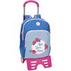 Roll Road 44826N1 Zaino Doppio Rinforzato con Carrello, Rosa