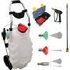 Forum Equipement - Spruzzatore Elettrico e autonomo PRO Sprayer Versione III - Dotato di 2 batterie, Bianco, 100M006, 42 x 31 x 79 cm
