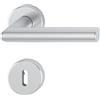 HOPPE, 3286534, Manico set con rosette Amsterdam anodizzato BB Buntbart, argento