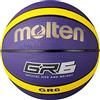 Molten, Pallone da basket, in gomma BGR-VY, Viola (Purple/Yellow), 6 cm