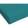 Italian Bed Linen Max Color Lenzuolo sotto Matrimoniale Maxi, 100% Cotone, Verde Bottiglia, King Size