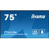 iiyama 75 3840x2160, UHD IPS dvi hdmix3 dp usb multimed LH7554UHS-B1AG