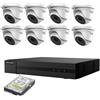 HIKVISION KIT 8 TELECAMERE HIKVISION IP POE 2 MPX DOME HD 1TB