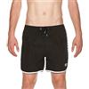 Arena Team Stripe Boxer da Uomo, Black-White-Black, Nero, XL
