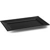 Lacor 63544 - Classico vassoio rettangolare in melamina 30x21x2cm - Nero | Utensile professionale duraturo; progettato per prestazioni ottimali e una pulizia rapida in lavastoviglie
