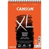 CANSON XL Croquis per Schizzo o Disegno, Carta Leggera, 90g/m, A5, 60 Fogli, Grana Fine