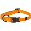 Karlie 67749 Plus Collare Regolabile con Chiusura di Sicurezza, 10 mm, 20-35 cm, Arancione, XS