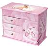 Trousselier S237000 - Scatola Musicale portagioie, Motivo: Ballerina, Colore: Rosa