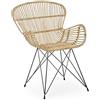 KONTE.DESIGN Set di 2 poltrone VENTURS Naturale