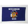 AZ FLAG Bandiera Wisconsin 150x90cm - Gran Bandiera Stato Americano - USA - Stati Uniti 90 x 150 cm Poliestere Leggero - Bandiere