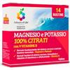 Optima Naturals Magnesio E Potassio 100% Citrati Con 9 Vitamine B - 14 Bustine