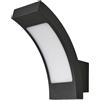 Lampenwelt Applique LED da esterni 'Juvia' (Moderno) colore Nero, in Alluminio (1 luce, lampadina inclusa) di Lucande | applique da esterni LED applique, lampada LED da esterni, applique outdoor per