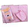 Bubabù Lenzuolino sotto lettino con elastico STELLINA per materasso cm.65x130 (Rosa)
