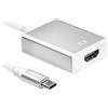 Ekon adattatore USB-C HDMI, presa HDMI, cavo mini USB-C, 15.5 cm, per TV, smart tv, Apple MacBook, laptop, proiettore, smartphone, tablet