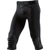 X-Bionic Invent 4.0 Pants 3/4 Men Pantaloni Corsa Jogging Fitness Training Baselayer Leggings Sportivi Uomo, Uomo, Black/Charcoal, XL