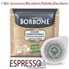 Caffè Borbone 300 Cialde ESE 44mm Caffè BORBONE Miscela Nera + 2 Kit Accessori Da 150