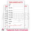 Tagliandi Auto - Etichette Adesive Cambio Olio in PVC impermeabile resistente RG