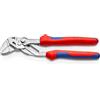 Knipex Pinza Chiave Pinza e Chiave in Un Unico Utensile Cromata, Rivestiti in Materiale Bicomponente 180 Mm 86 05 180