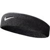 Nike 9381/3 Swoosh Headbands, Stirnband Unisex, Black, One Size