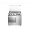 De'Longhi DELONGHI DGX96B5 CUCINA PIANO COTTURA 5 BRUCIATORI FORNO GAS GRIL 90X60 INOX